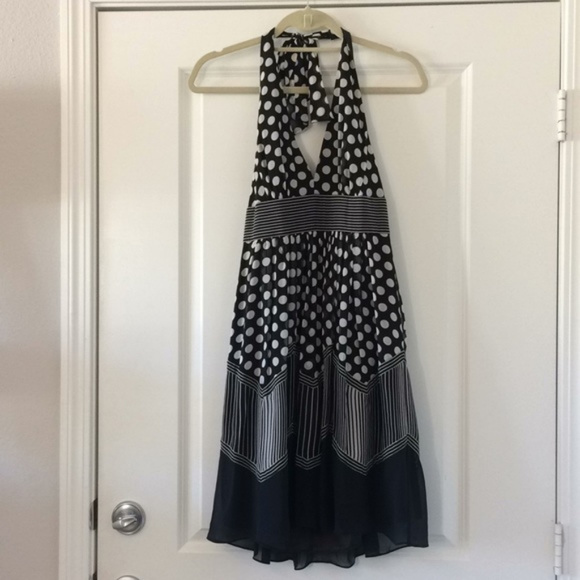 BCBG Silk Halter Dress - Picture 3 of 7